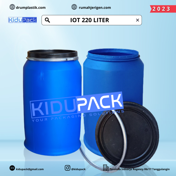 Drum Open Top 200 Liter UN / Drum 200 Liter Mulut Lebar
