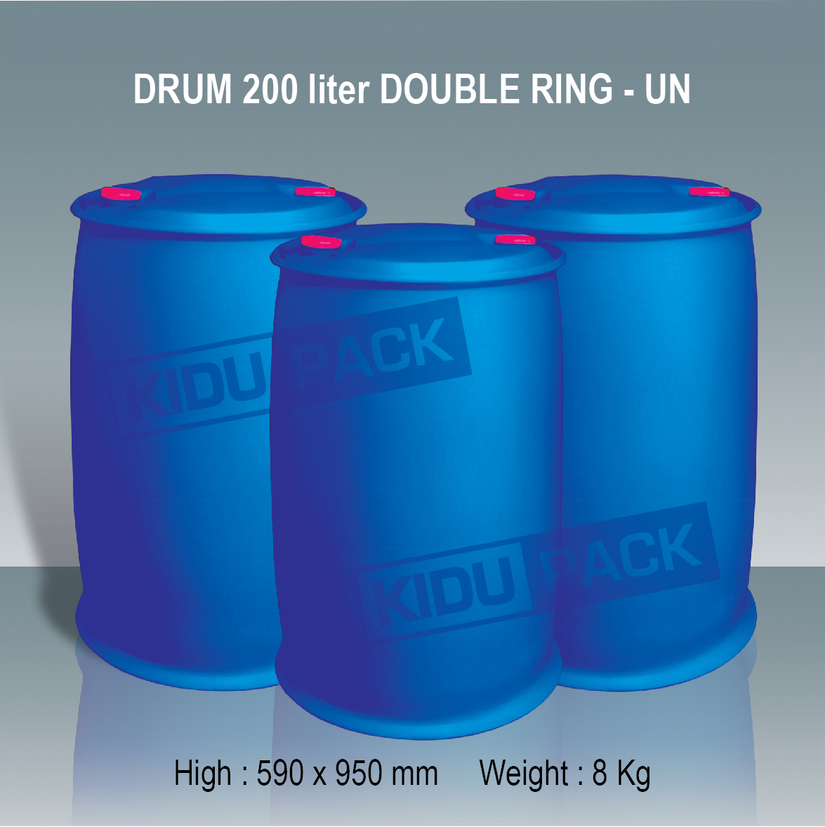 Open Top 200 Liter UN / Drum 200 Liter Mulut Lebar | Rumah Jerigen